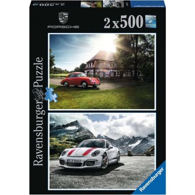 RAVENSBURGER Porsche 356 a Porsche 911 2x500 dílků – Zbozi.Blesk.cz