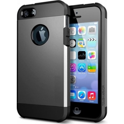 Pouzdro AppleKing super odolné "Armor" iPhone 5 / 5S / SE – šedé – Zboží Mobilmania