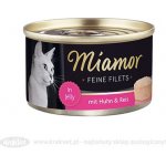 Finnern Miamor Feine filety kuře & rýže jelly 6 x 100 g – Hledejceny.cz