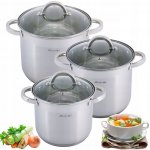 Kamille Sada hrnců nerezová ocel 6 ks – Zboží Dáma