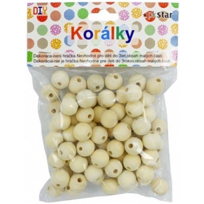 pkstar.cz Dřevěné korálky - 15 mm - 75 ks - PK510-21 – pkstar.cz | 12 – Hledejceny.cz