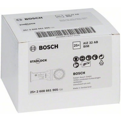 Bosch Bimetalový ponorný pilový list AIZ 32 AB, Metal - 2608661905