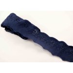 Bavlněná Madeira - tmavě modrá - šířka 3,8 cm – Zboží Dáma