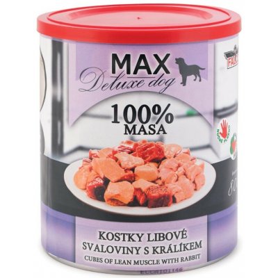 Max kostky libové svaloviny s králíkem 800 g – Hledejceny.cz