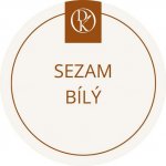 Davídkovo koření Etiketa Sezam bílý béžová průměr 4,5 cm 1 ks – Hledejceny.cz