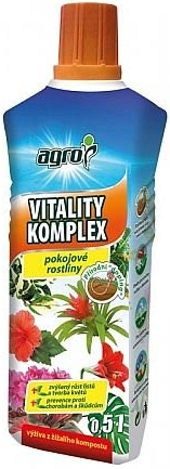 NohelGarden Výživa AGRO VITALITY KOMPLEX na pokojové rostliny 500 ml