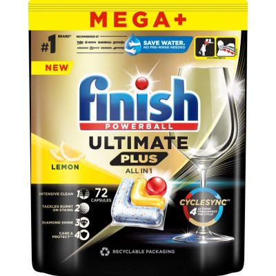 Finish Ultimate Plus All in 1 kapsle Lemon 72 ks – Zbozi.Blesk.cz