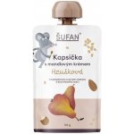 ŠUFAN Kapsička s mandlovým krémem hrušková 110 g – Zboží Dáma