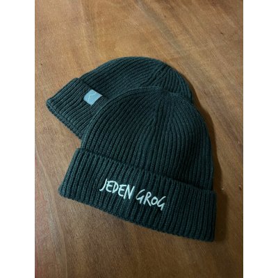 Zimní kulich "Jeden grog" tmavě šedý – Hledejceny.cz