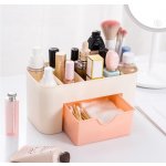 Jenifer AG506A Organizér na kosmetiku a make-up 23 x 11 x 10,5 cm bílo-růžový – Sleviste.cz