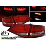 Zadní světla, světlomety, lampy Audi A4 B8 sedan, 2008-2011, LED bar, červené, bílé – Hledejceny.cz