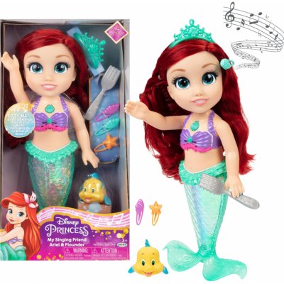 Jakks Pacific Disney princess zpívající Ariel 35cm – Zboží Mobilmania