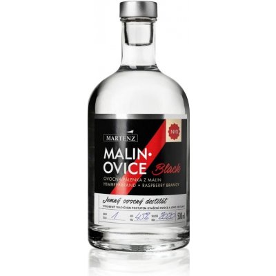 Martenz Malinovice Black Silver VIP 40% 0,5 l (holá láhev) – Zboží Dáma