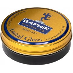 Saphir vosk pro zrcadlový lesk Amiral Gloss Beauté du Cuir 50 ml Black