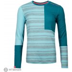 Ortovox 185 ROCK'N'WOOL LONG SLEEVE světle modrá – Sleviste.cz