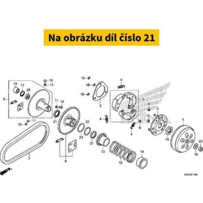 Honda Gufero 34x41x4 91211KN7671 – Zboží Mobilmania