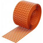 Ochranný pás plastový cihlově červená 80 mm x 5 m – Zboží Dáma