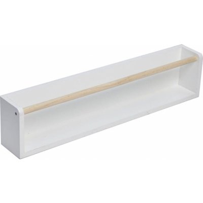 LA FACTORY Dětské police na knihy HEAD IN THE CLOUDS, bílá barva – Sleviste.cz