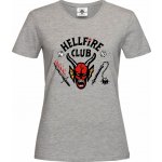 tričko Hellfire Club Stranger Things Šedá – Zboží Mobilmania