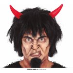 Paruka černý čert s rohy – Zboží Mobilmania