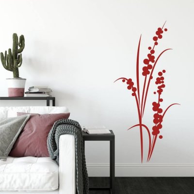INSPIO Samolepka na zeď - Tráva rostliny rozměry 44x94 – Zboží Dáma