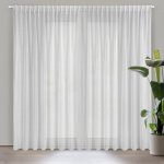 EUROFIRANY ZÁCLONA NA PÁSCE BELISSA 400X300 CM BÍLÁ – Hledejceny.cz