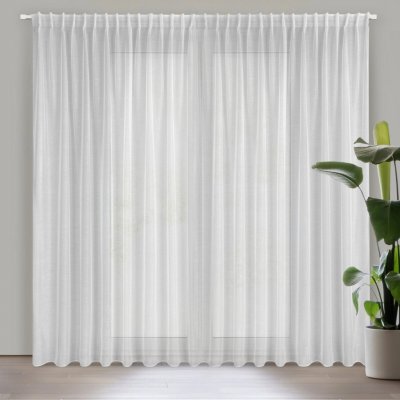 EUROFIRANY ZÁCLONA NA PÁSCE BELISSA 400X300 CM BÍLÁ – Hledejceny.cz