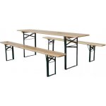 HTI Pivní set skládací 220 x 60 x 3 cm Kiefer – Zboží Dáma