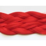 100% Kanekalon jumbo braid Barva: RED (red - sytá červená), Značka: Dream Hair: Super Braid – Zbozi.Blesk.cz