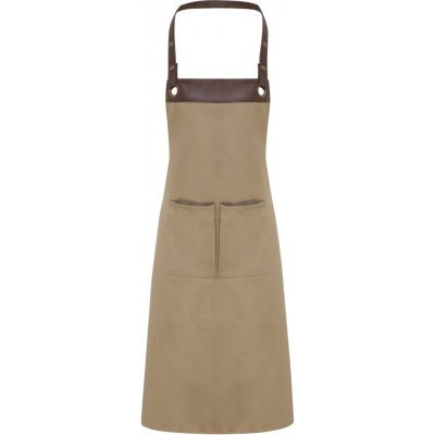 Premier Workwear Luxusní pracovní zástěra Espresso PR123 Khaki Pantone 7536C 70x81cm – Hledejceny.cz