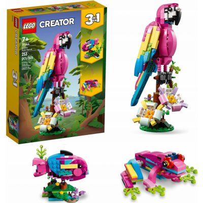 LEGO® Creator 31144 Exotický růžový papoušek – Zboží Živě