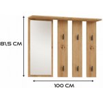 TP Living Předsíňový věšák Parma dub artisan – Hledejceny.cz