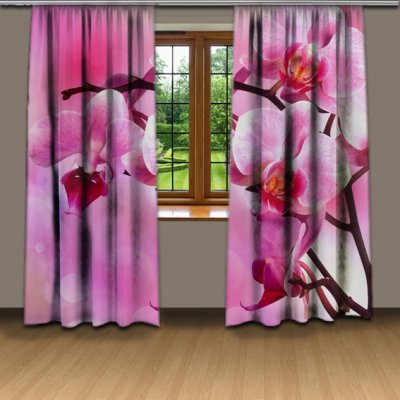 IMPAR Závěsy Orchidej (Rozměr : 140x250, Materiál: Blackout) – Hledejceny.cz