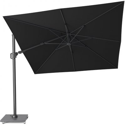 Platinum Slunečník Challenger 2 Classic 300 x 300 cm, Černý, barva rámu Antracitová – Hledejceny.cz