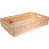 Úložný box ČistéDřevo Dřevěný box 60 x 40 x 14 cm