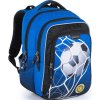 Školní batoh Bagmaster LUMI 21 B batoh fotbal modrá