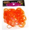Loom bands Gumičky pro pletení náramků 200 ks oranžová
