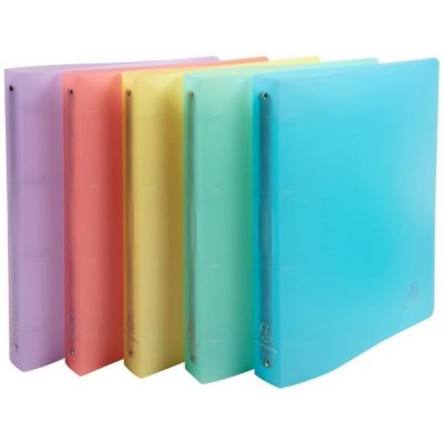 Exacompta Chromaline Pastel kroužkový pořadač A4 maxi 4 kroužky 40 mm PP mix barev – Zboží Živě