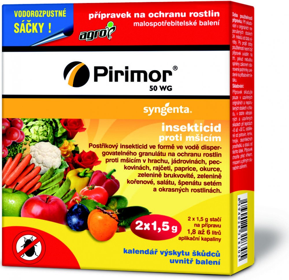 Agro CS AGRO Pirimor 50 WG spray 0,25 g | Srovnanicen.cz