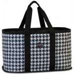 Fabrizio Skládací nákupní košík 10514-0120 černo-bílý se vzorem – Zboží Mobilmania