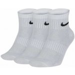 Nike ponožky Everyday Lightweight Ankle 3 páry bílá – Zbozi.Blesk.cz