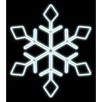 DECOLED LED světelná vločka I závěsná 3D tisk pr. 101 cm ledově bílá bílý plast – Hledejceny.cz