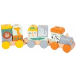 Small Foot Dřevěný vláček Safari – Zboží Dáma