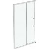 Pevné stěny do sprchových koutů Ideal Standard - Posuvné sprchové dveře, dvoudílné, 120 cm, silver bright/čiré sklo T4859EOROZ1