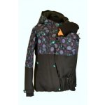 Shara softshellová členěná zimní bunda pro přední nošení kratší černá/lapače snů – Zboží Dáma