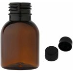 Tera Plastová lékovka hnědá s černým víčkem 50 ml – Zboží Mobilmania