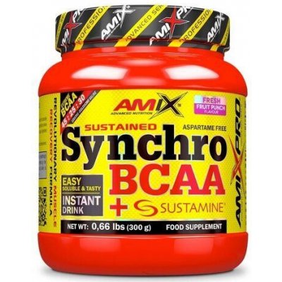 Amix Nutrition Synchro BCAA + Sustamine 300g - Ovocný punč