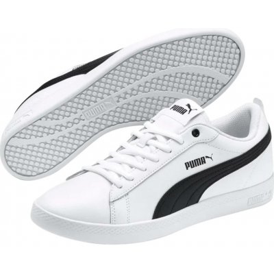 Puma kožená sportovní a volnočasová obuv bílá – Sleviste.cz