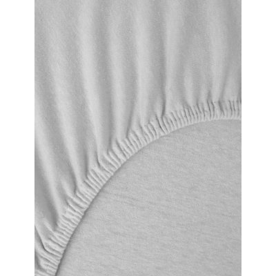MKLuzkoviny.cz Jersey prostěradlo Classic světle šedé 180x200 – Zboží Dáma
