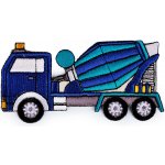 Nažehlovačka auto, traktor, loď Varianta: 69 modrá míchačka, Balení: 1 ks – Sleviste.cz